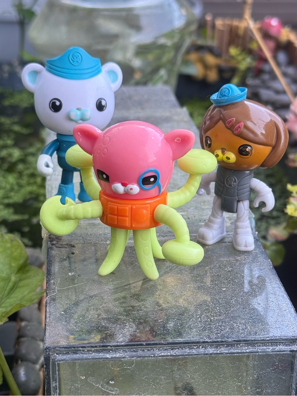 The Octonauts Professor Inkling/dashi Octo GLOW Figures W reg Professer Barnicle